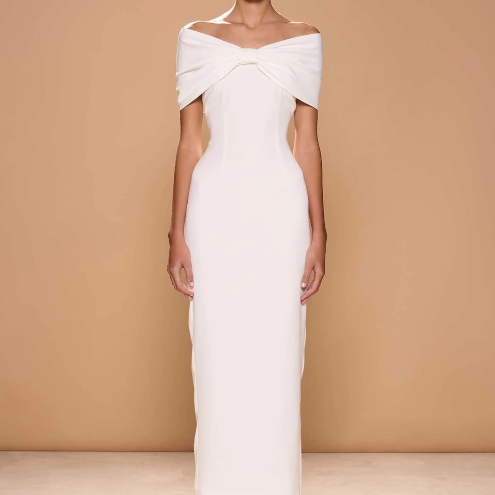 Sonya Moda Belluno Dress XS Off-Shoulder White Dress